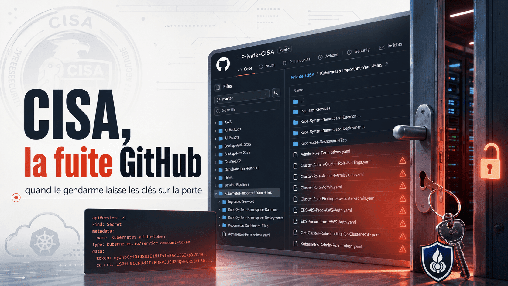 CISA, the GitHub leak: when the watchdog leaves the keys in the door