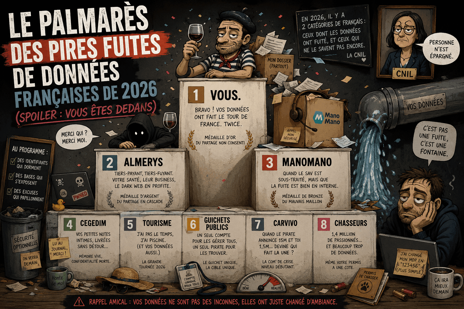 France's worst data breaches of 2026: the ranking (spoiler: you're in it)