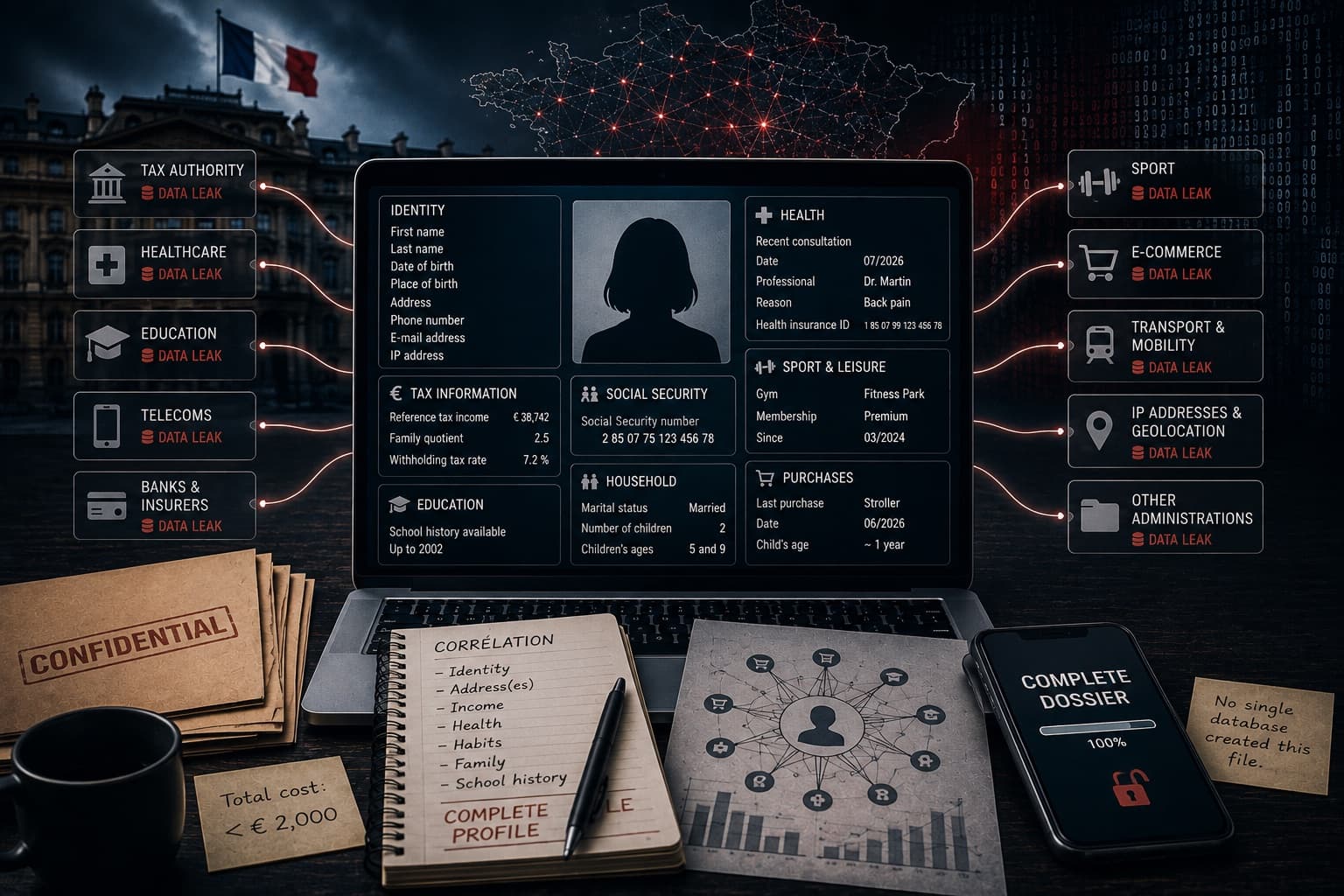 A week of data breaches in France: the file nobody wanted