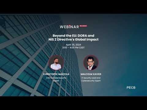 Beyond the EU: DORA and NIS 2 Directive’s Global Impact